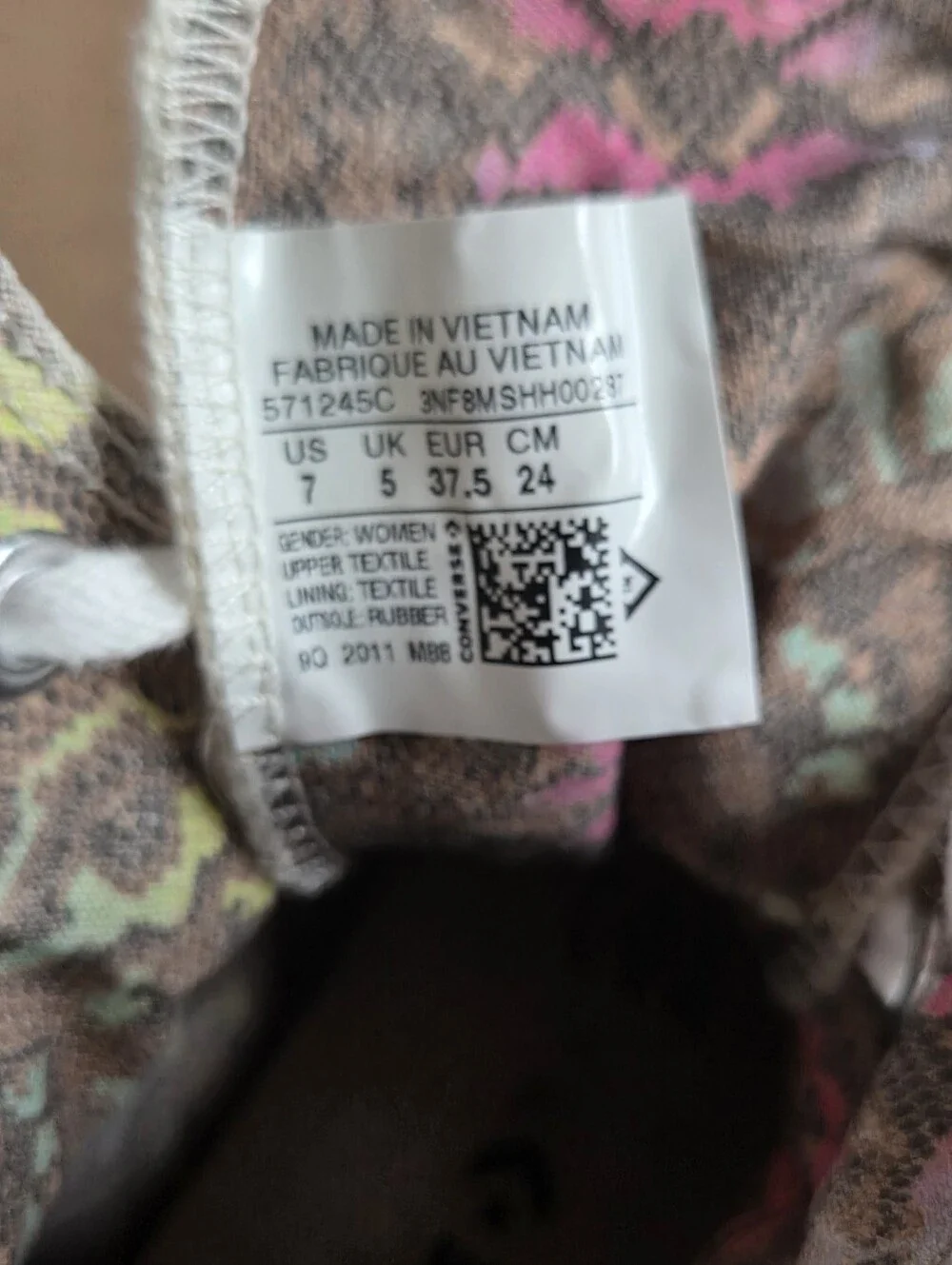 Converse Wmns CPX70 High 'Snakeskin Archive Print' 571245C Size 7